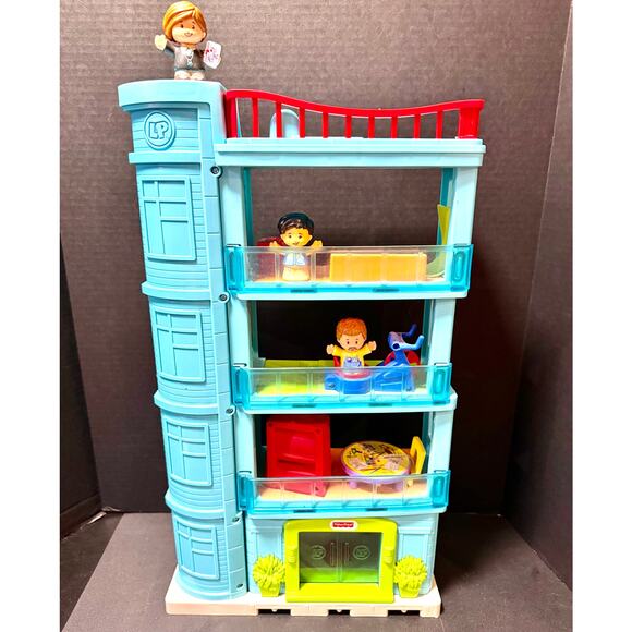 Fisher Price Little People Friendly People Place Apartment Building - Picture 1 of 7